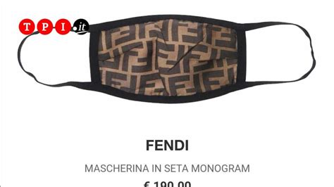 mascherina corona virus fendi|FENDI .